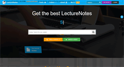 Desktop Screenshot of lecturenotes.in